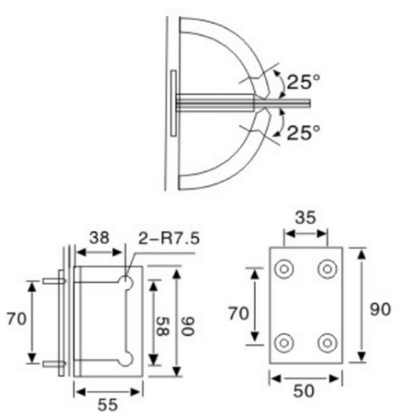 exquisite workmanship bathroom clamp 2